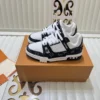 Louis Vuitton Trainer Sneakers - Black-White