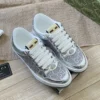 Gucci Screener Sneaker With Crystal veneer - Silver
