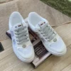 Gucci Screener Sneaker With Crystal veneer - White