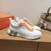 Hermès Bouncing Sneaker - White Orange