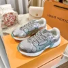 Louis Vuitton Olympia Sneaker - Silver-Cyan