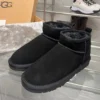 UGG Shearling Short Boots - Black