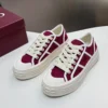 Gucci Chunky Sneaker In GG Canvas - Red