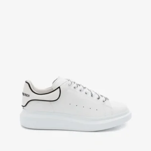 Alexander McQueen Oversized Sneakers in Resin-Coated White