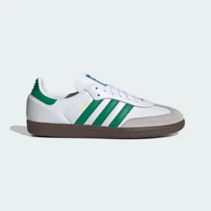 Adidas Samba Sneakers in White/Red