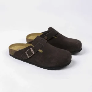 Birkenstock Boston Soft Footbed Clogs in Mocha
