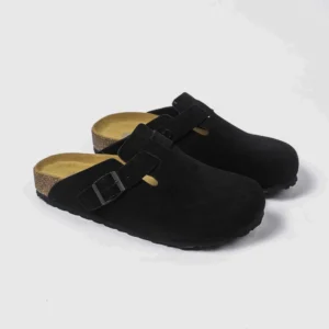 Birkenstock Boston Soft Footbed Clogs in Black