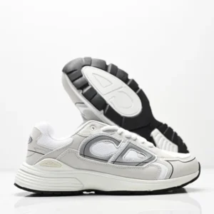 Dior B30 Countdown Sneakers in White/Gray