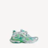 Balenciaga Runner Sneakers - Grey/Green