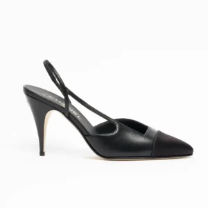 Chanel Métiers d’art 2026 Two-Tone Slingbacks Pumps in Black