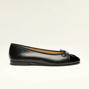 Chanel Two-Tone Ballet Flats in Black