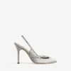Balenciaga Manolo Blahnik 105mm Slingback - Sliver