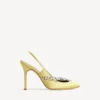 Balenciaga Manolo Blahnik 105mm Slingback - Yellow