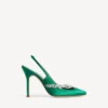 Balenciaga Manolo Blahnik 105mm Slingback - Green