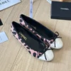 Chanel Leopard Classic Ballet Flats - Pink
