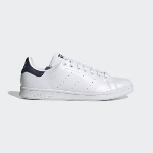 Adidas Stan Smith Sneakers in White/Dark Blue