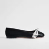 J'Adior Ballet Flats - Black