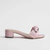 J'Adior Heeled Slides - Pink