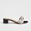 J'Adior Heeled Slides - Black