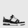 Louis Vuitton LV Trainer Sneakers - Black Monogram Denim
