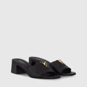 Louis Vuitton LV Mare Flat Mule Low Heel Black