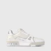 Louis Vuitton LV Trainer Sneakers - White Grey Signature