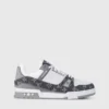 Louis Vuitton LV Trainer Sneakers - Grey Monogram Denim