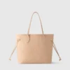 Louis Vuitton Neverfull Tote Bag Monogram Empreinte - Beige