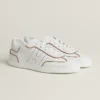 Hermès Match Sneaker - White/Brown
