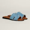 Hermès Oran Sandal - Denim