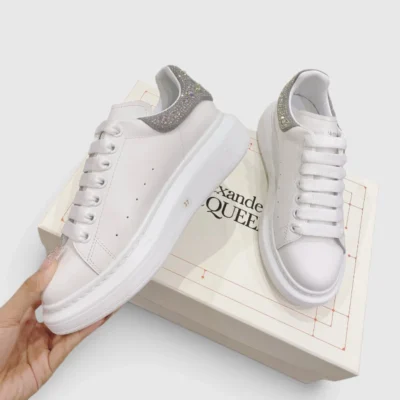 Alexander McQueen Oversized Sneakers Rhinestone Embellishment