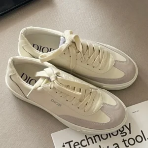 Dior B01 Matchpoint Platform Sneakers in White