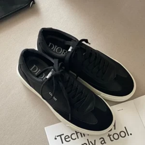 Dior B01 Matchpoint Platform Sneakers in Black