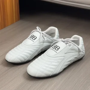 Balenciaga Zen Low Top Sneakers in All White