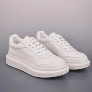 Alexander McQueen Oversized Sneakers in All White New