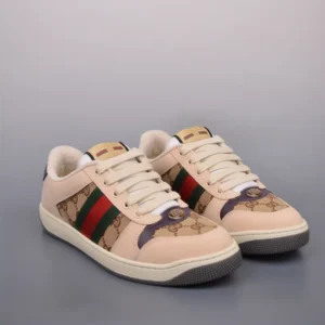 Gucci Screener Sneakers in Beige GG Canvas