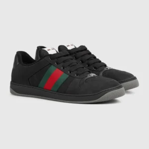 Gucci Screener Sneakers in Black GG Canvas