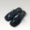 Chanel CC Logo Flip-Flops - Black